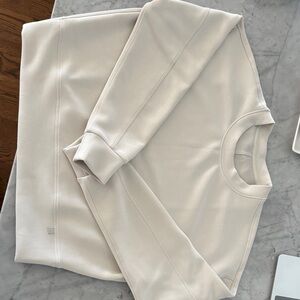 CRZ softaura pullover Sweatshirt Milky White Sz xs NWT